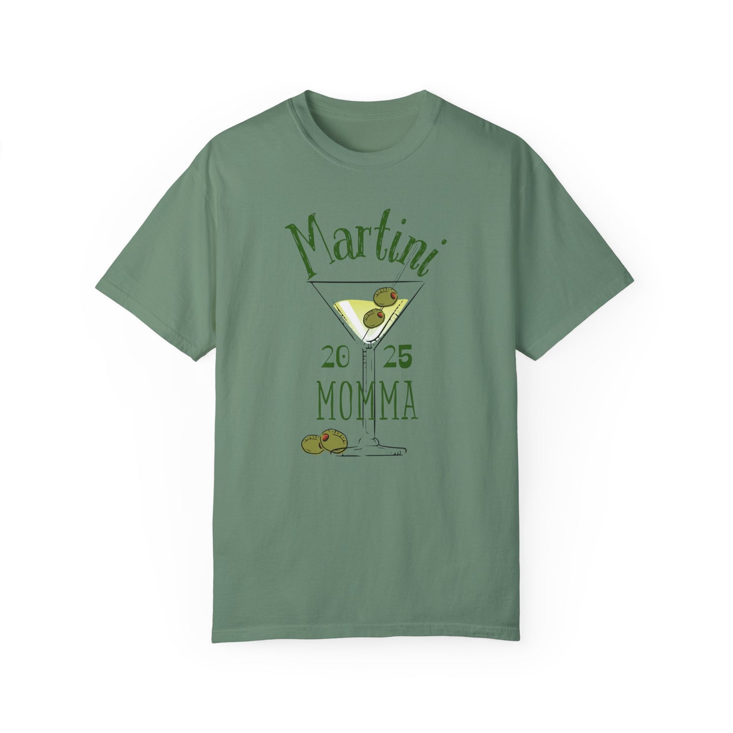 Martini Momma, Unisex Garment-Dyed T-shirt