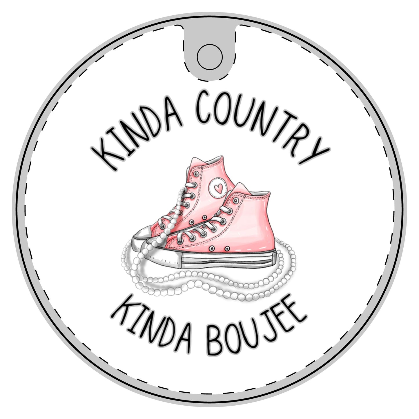 Kinda Country Kinda Boujee Ceramic Decoration Ornament