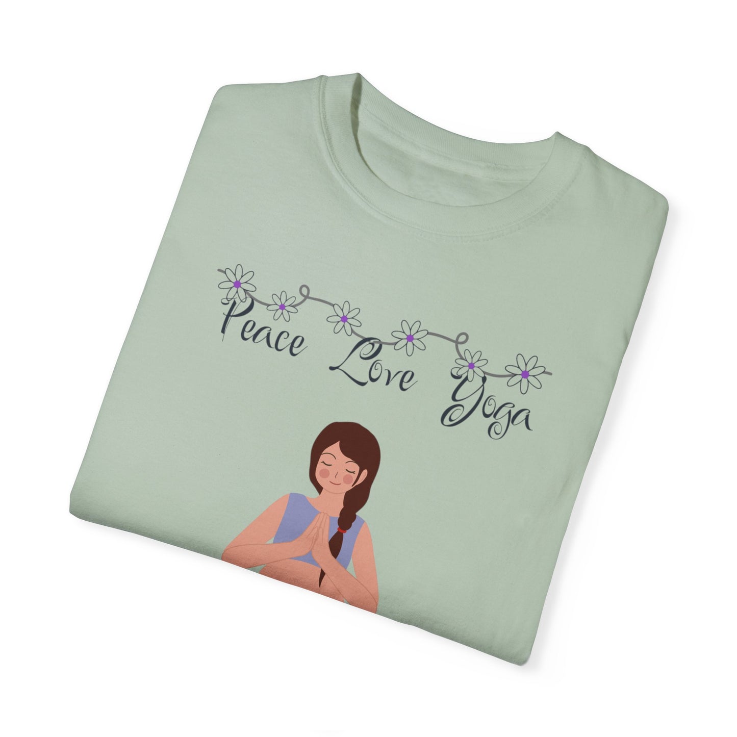 Peace Love and Pregnant Yoga Collection T- Shirt