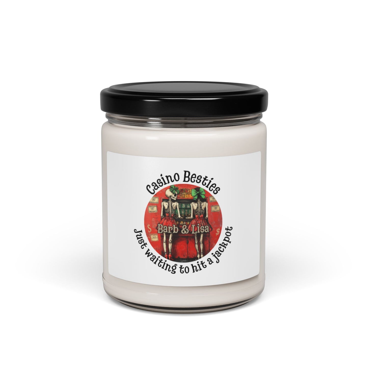 Skeleton Casino Bestie Scented Soy Candle, 9oz