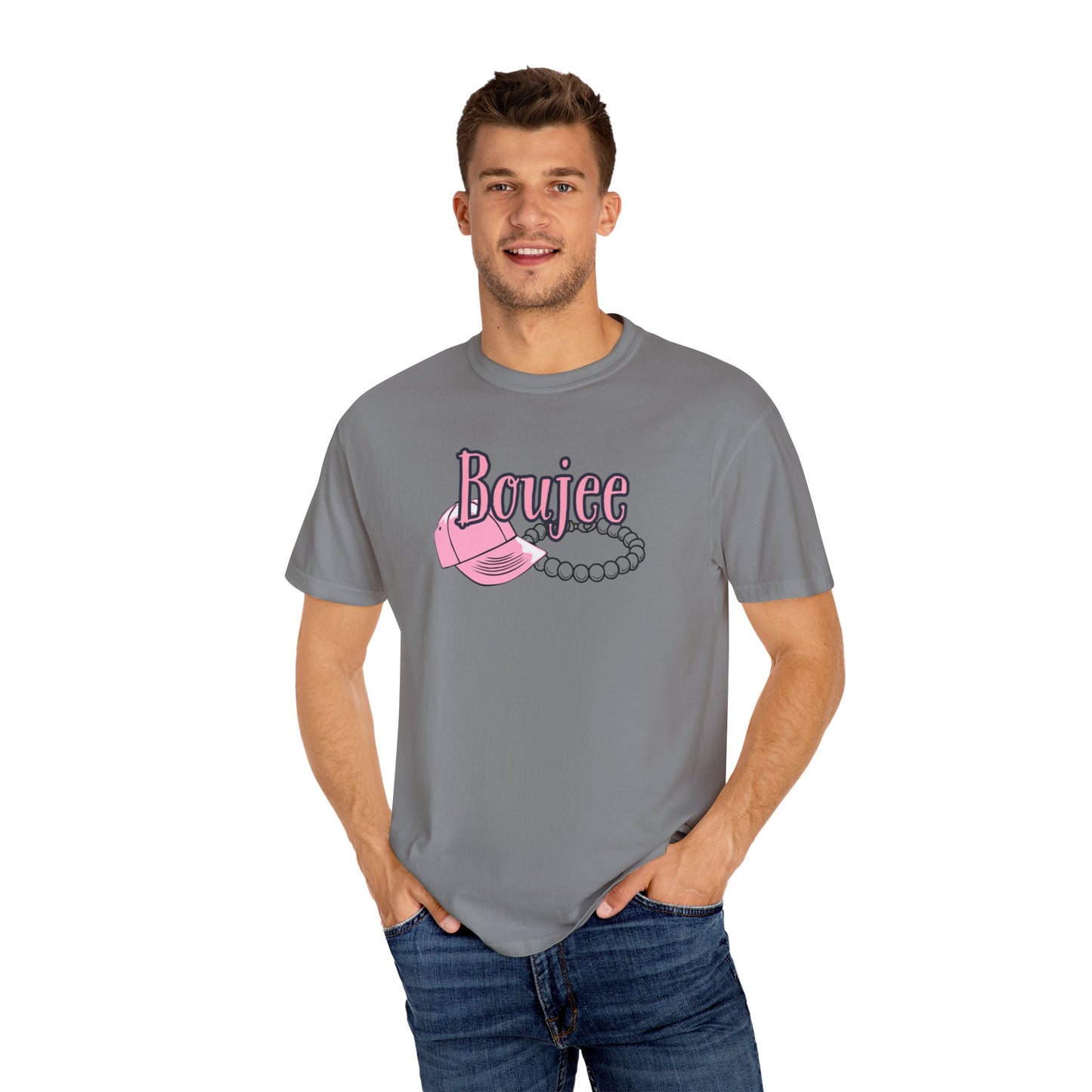 Boujee Pearls, Unisex Garment-Dyed T-shirt