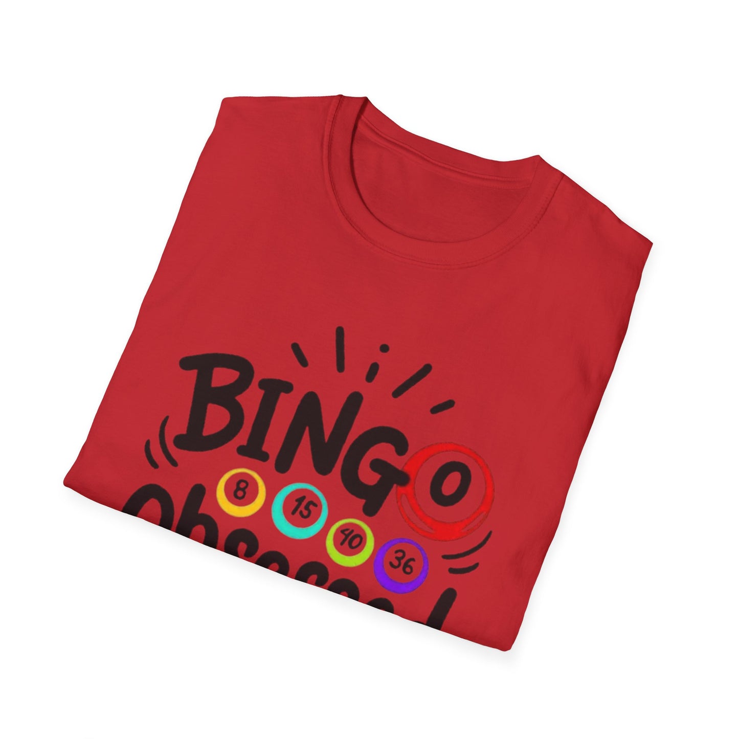 Bingo Obsessed, Unisex Softstyle T-Shirt