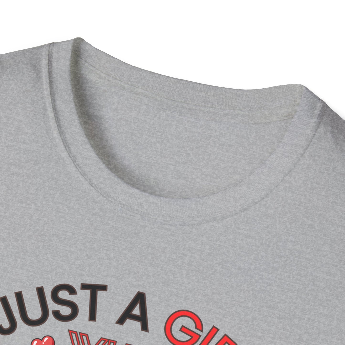 Just a Girl Pigs, Unisex Softstyle T-Shirt