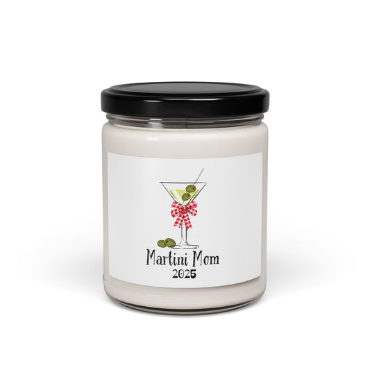 Martini Mom Christmas Soy Candle, 9oz