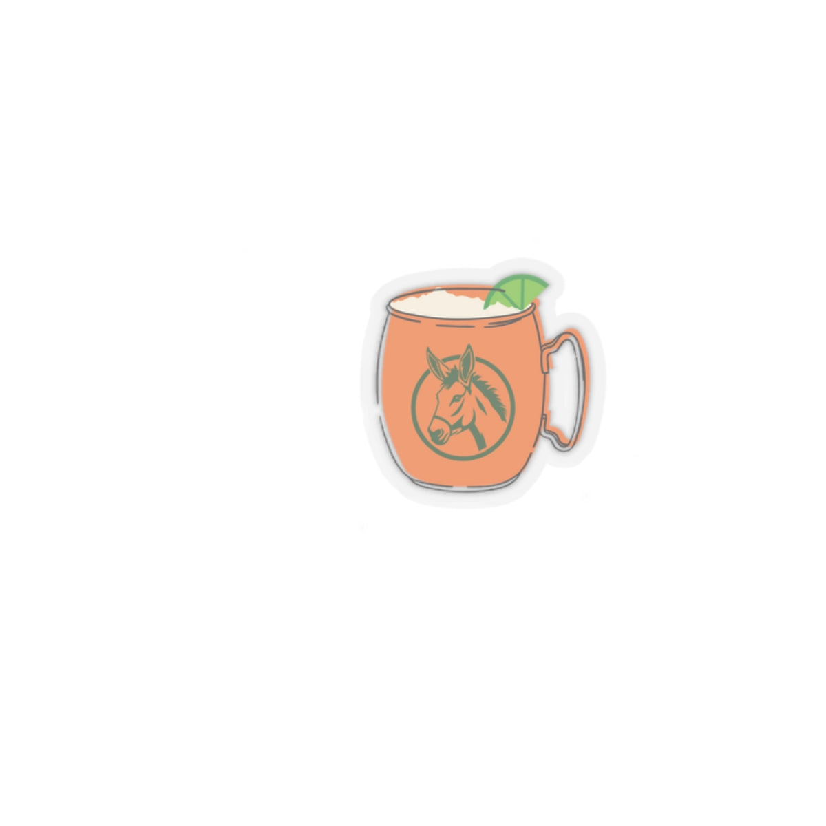 Moscow Mule Cup, Kiss Cut Stickers