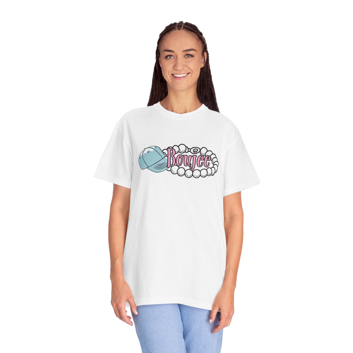 Boujee Pearls, Unisex Garment-Dyed T-shirt
