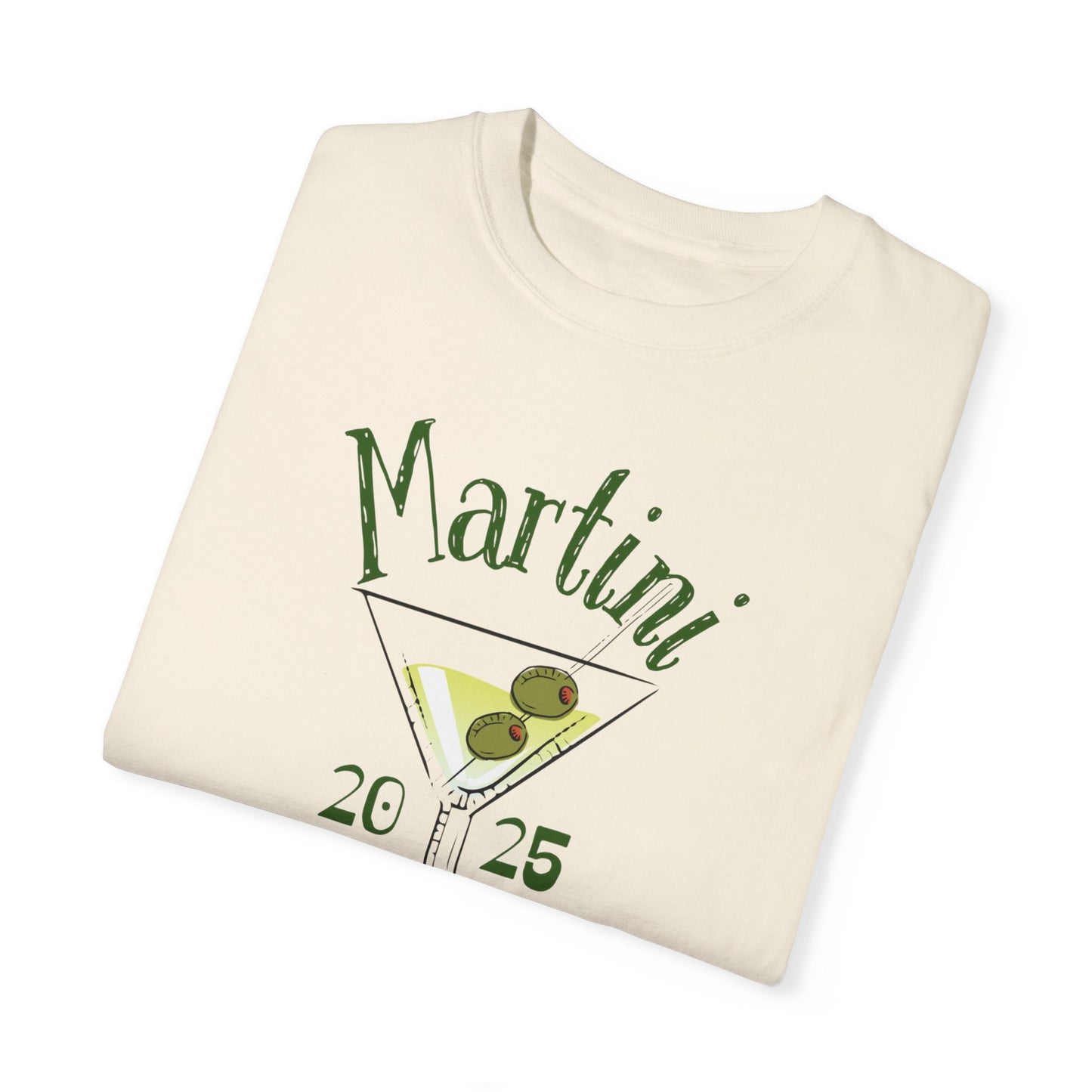 Martini Momma, Unisex Garment-Dyed T-shirt