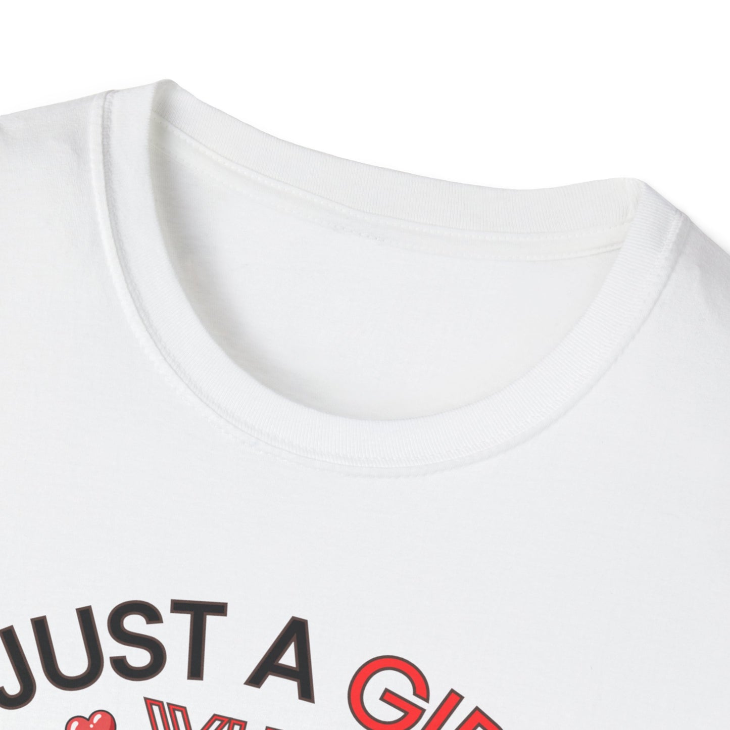 Just a Girl Pigs, Unisex Softstyle T-Shirt