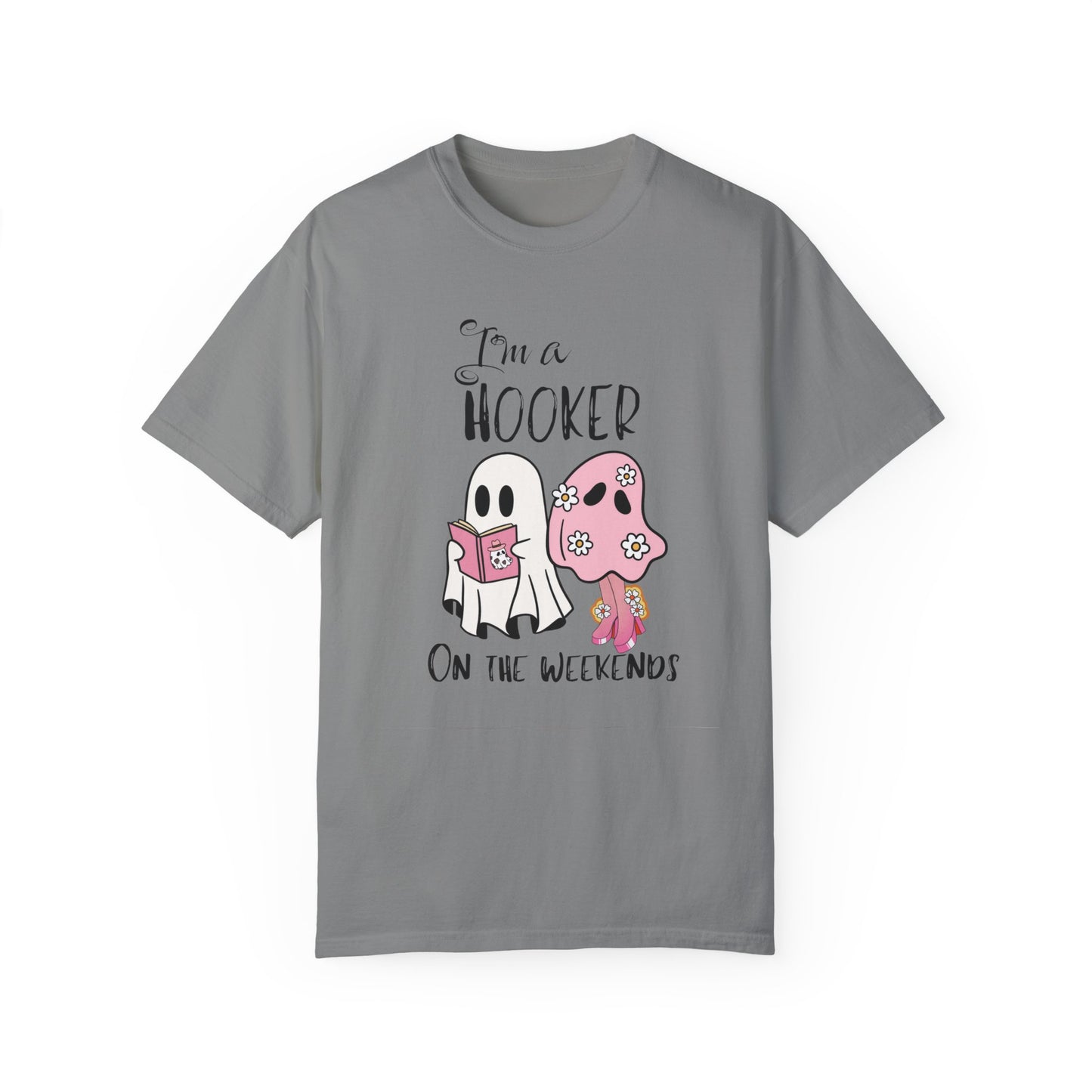 I love Girly Book Lover ghost T-shirt