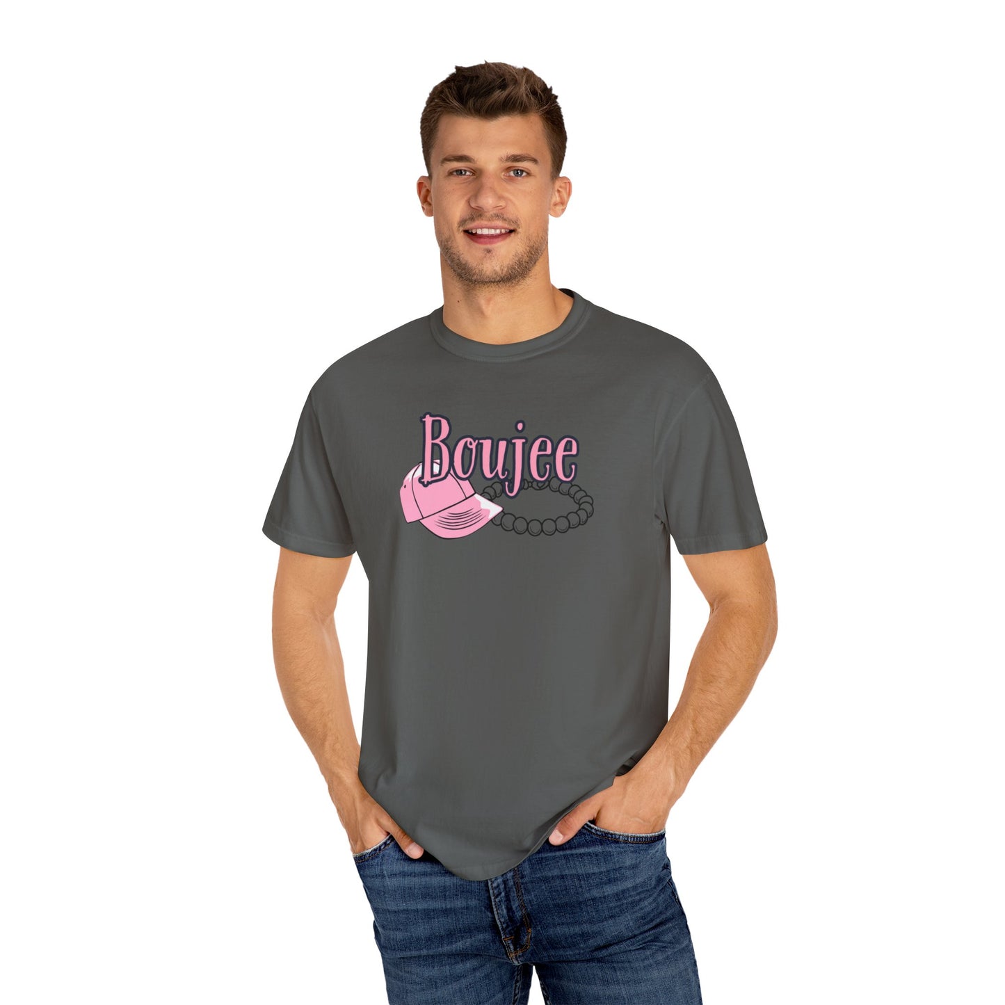 Boujee Pearls, Unisex Garment-Dyed T-shirt