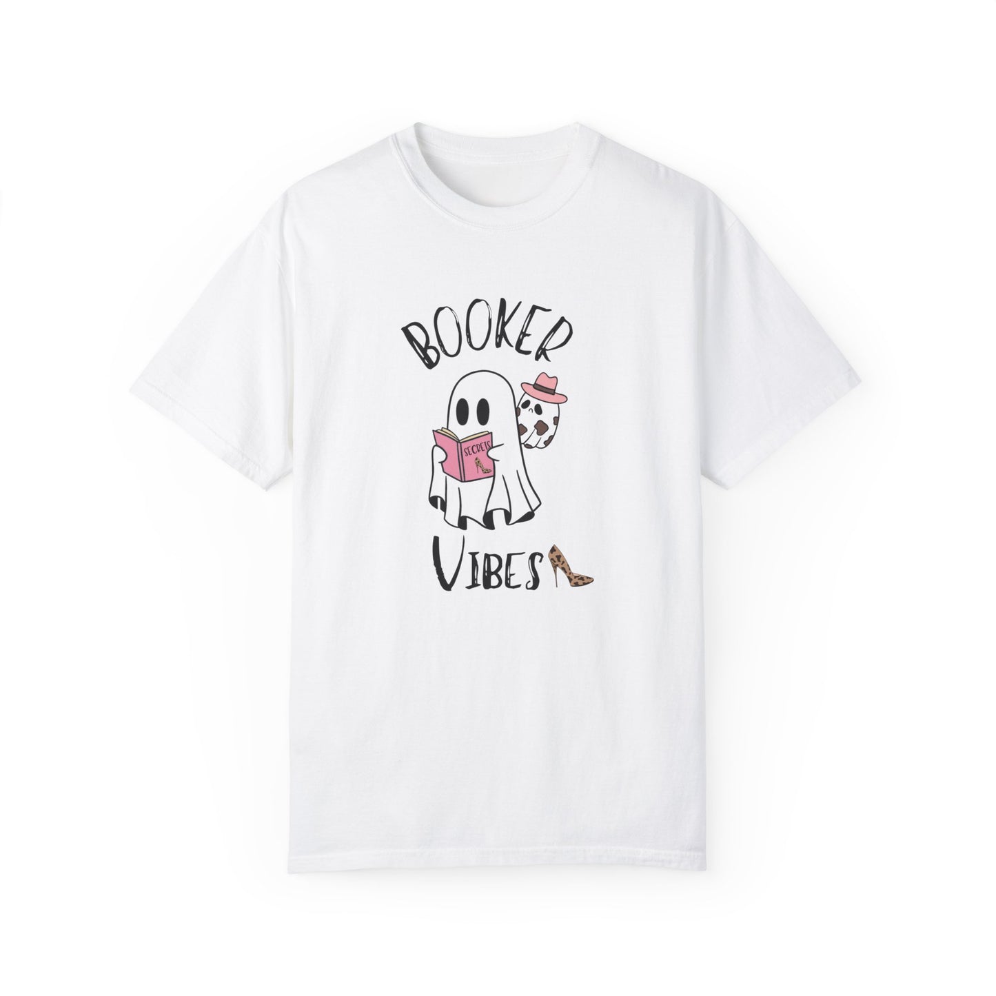 Booker Vibes Book Lover ghost T-shirt