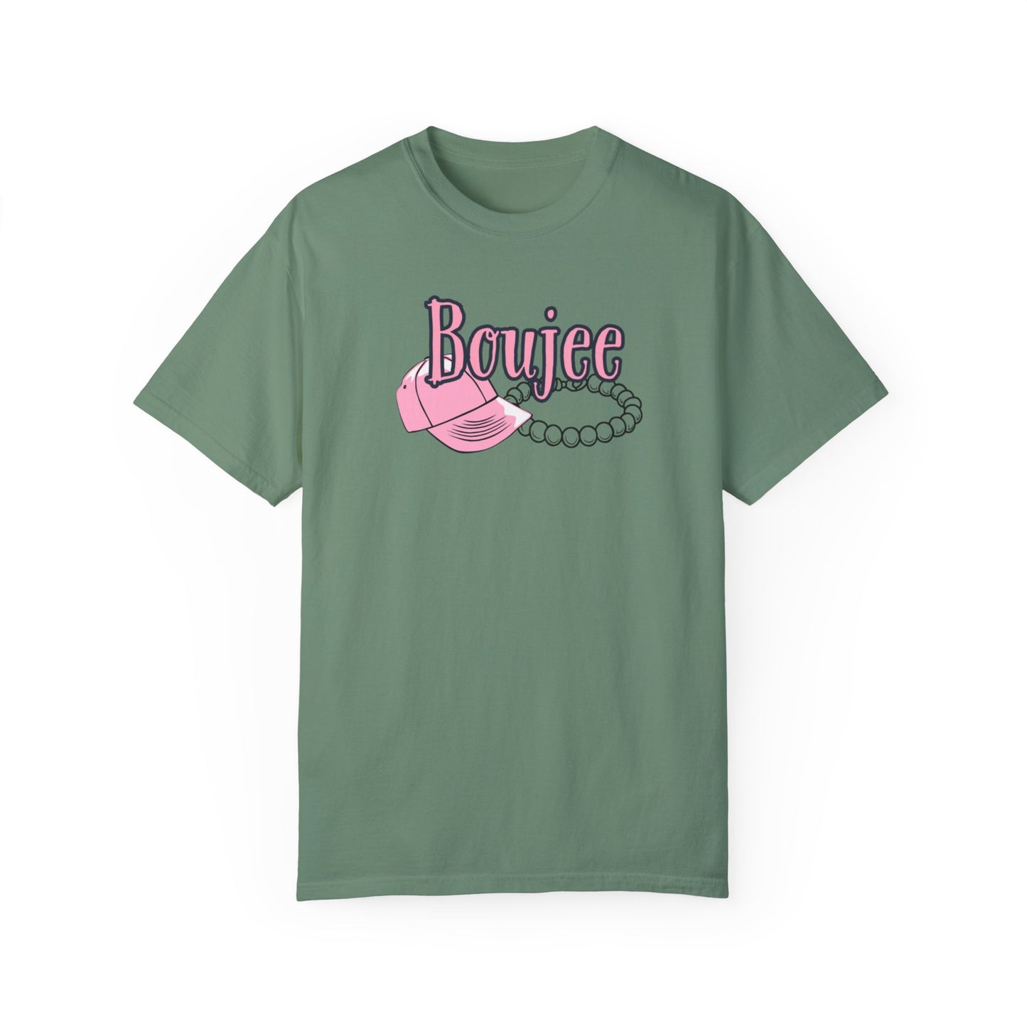 Boujee Pearls, Unisex Garment-Dyed T-shirt