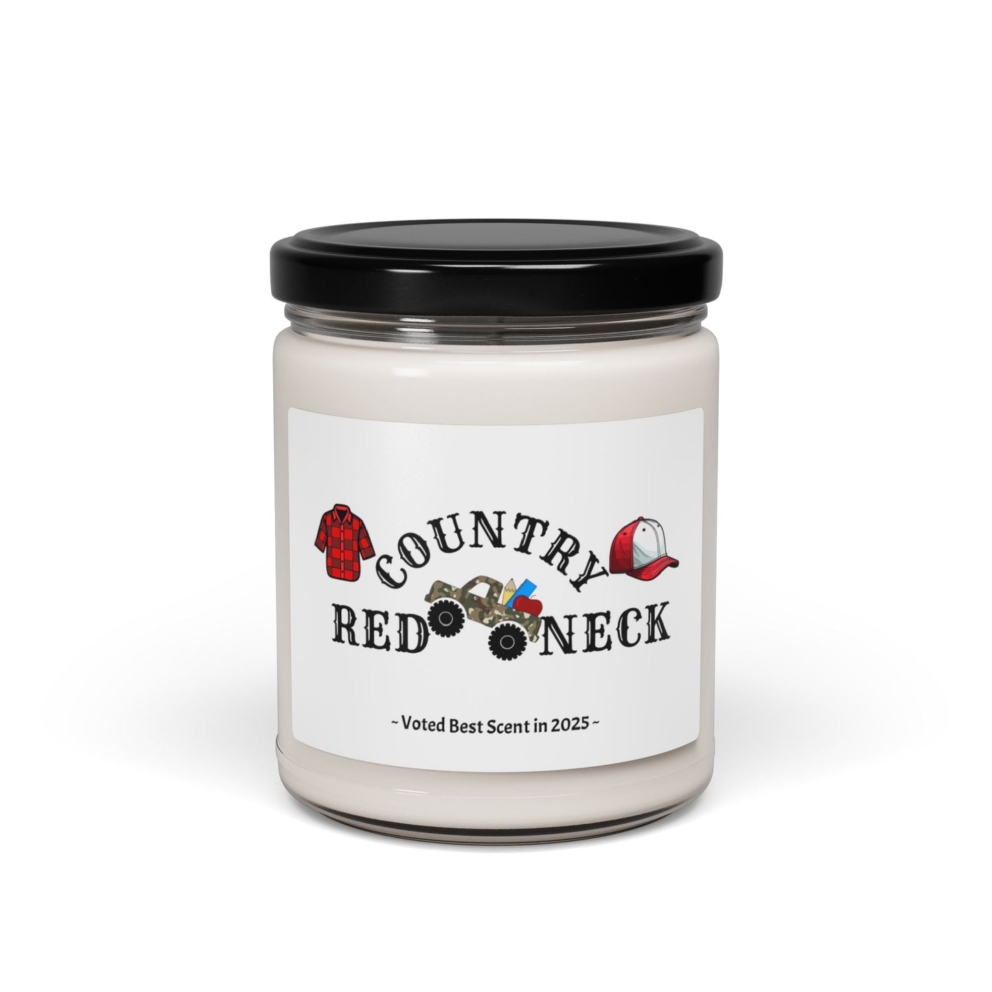 Country Redneck Bougee American  Soy Candle, 9oz