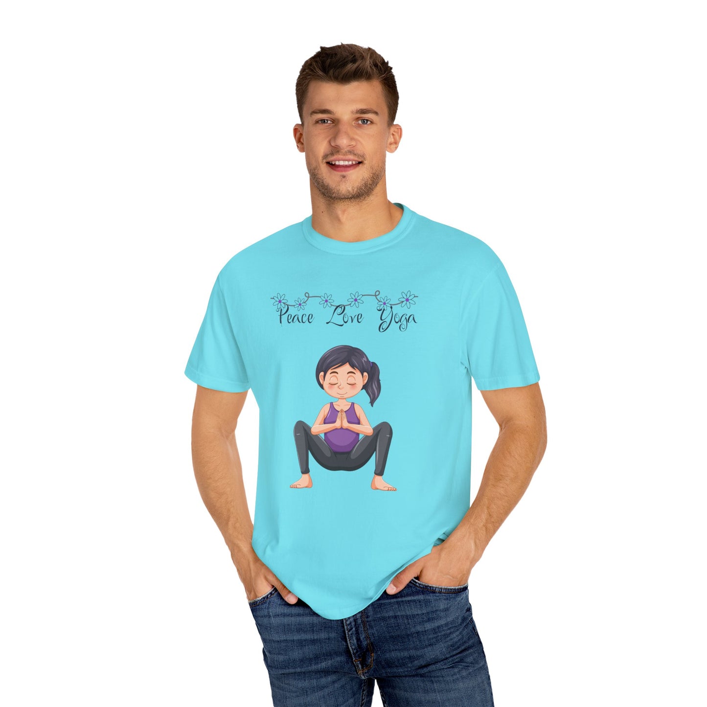 Peace Love and Pregnant Yoga Collection T- Shirt