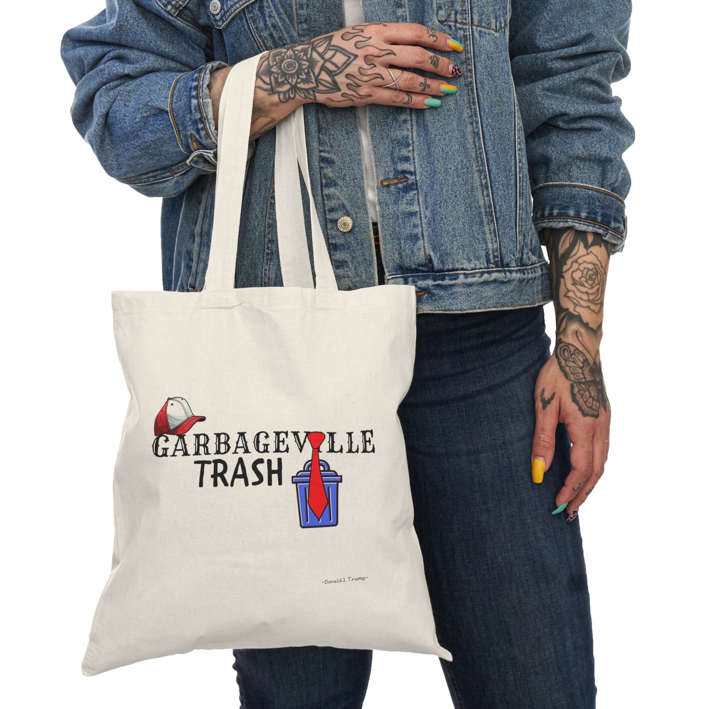 Trump garbageville Country American Tote