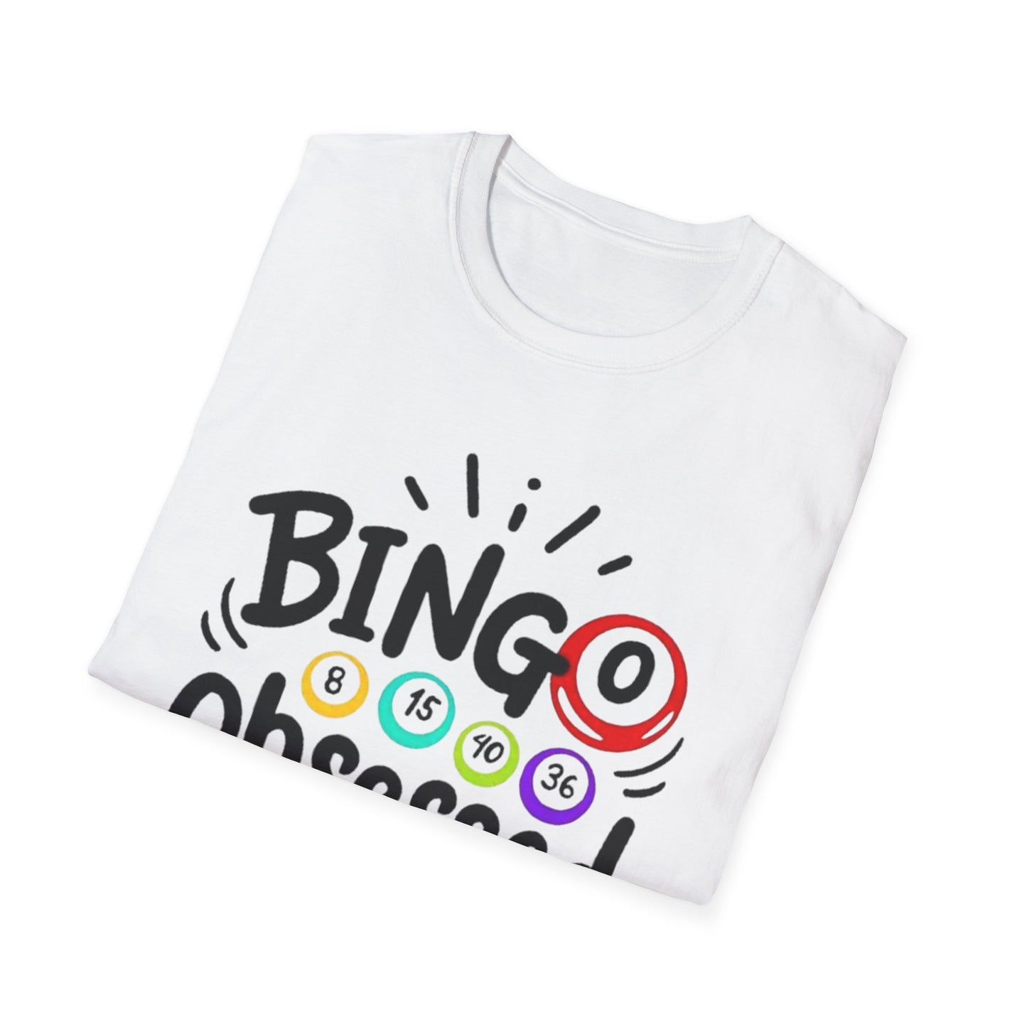 Bingo Obsessed, Unisex Softstyle T-Shirt