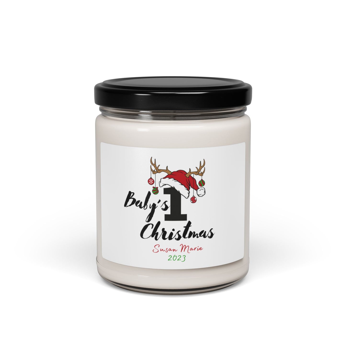 Baby's 1st Christmas Soy Candle, 9oz