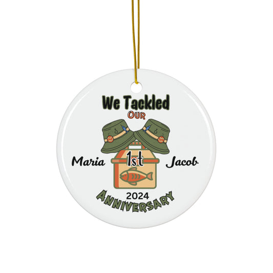 Fishing Tackle Ceramic Ornament Anniversary