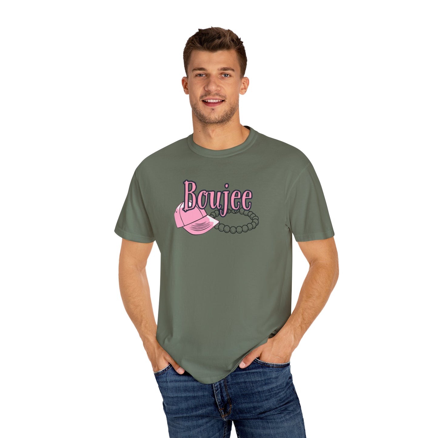 Boujee Pearls, Unisex Garment-Dyed T-shirt