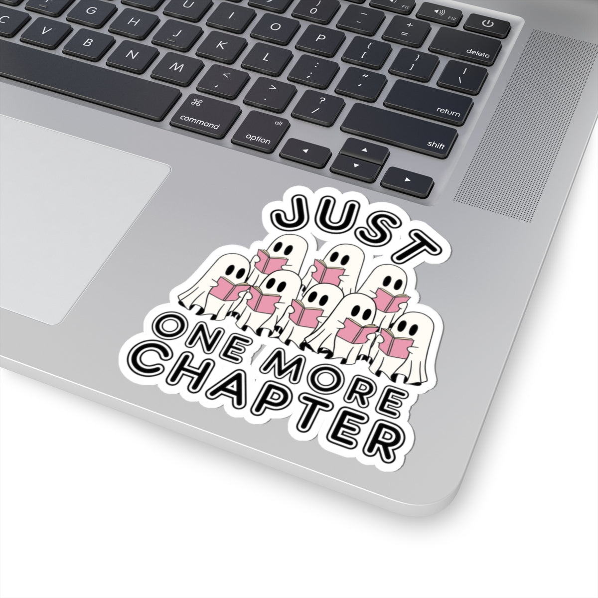 Ghost Book Boo, Kiss-Cut Stickers
