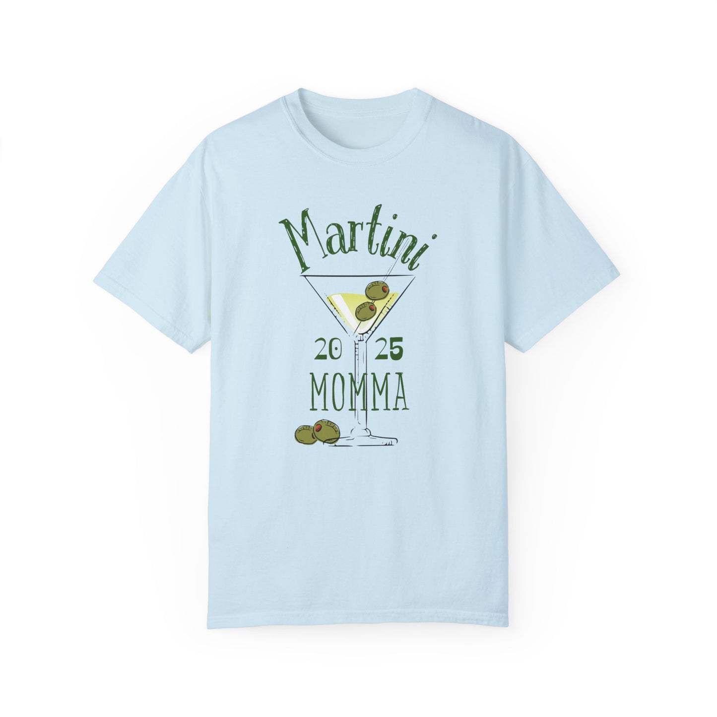 Martini Momma, Unisex Garment-Dyed T-shirt