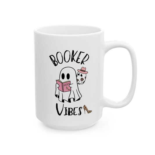 Booker Hooker Booker Coffee Book lover Ceramic Mug,