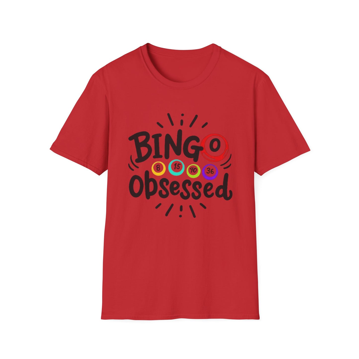 Bingo Obsessed, Unisex Softstyle T-Shirt
