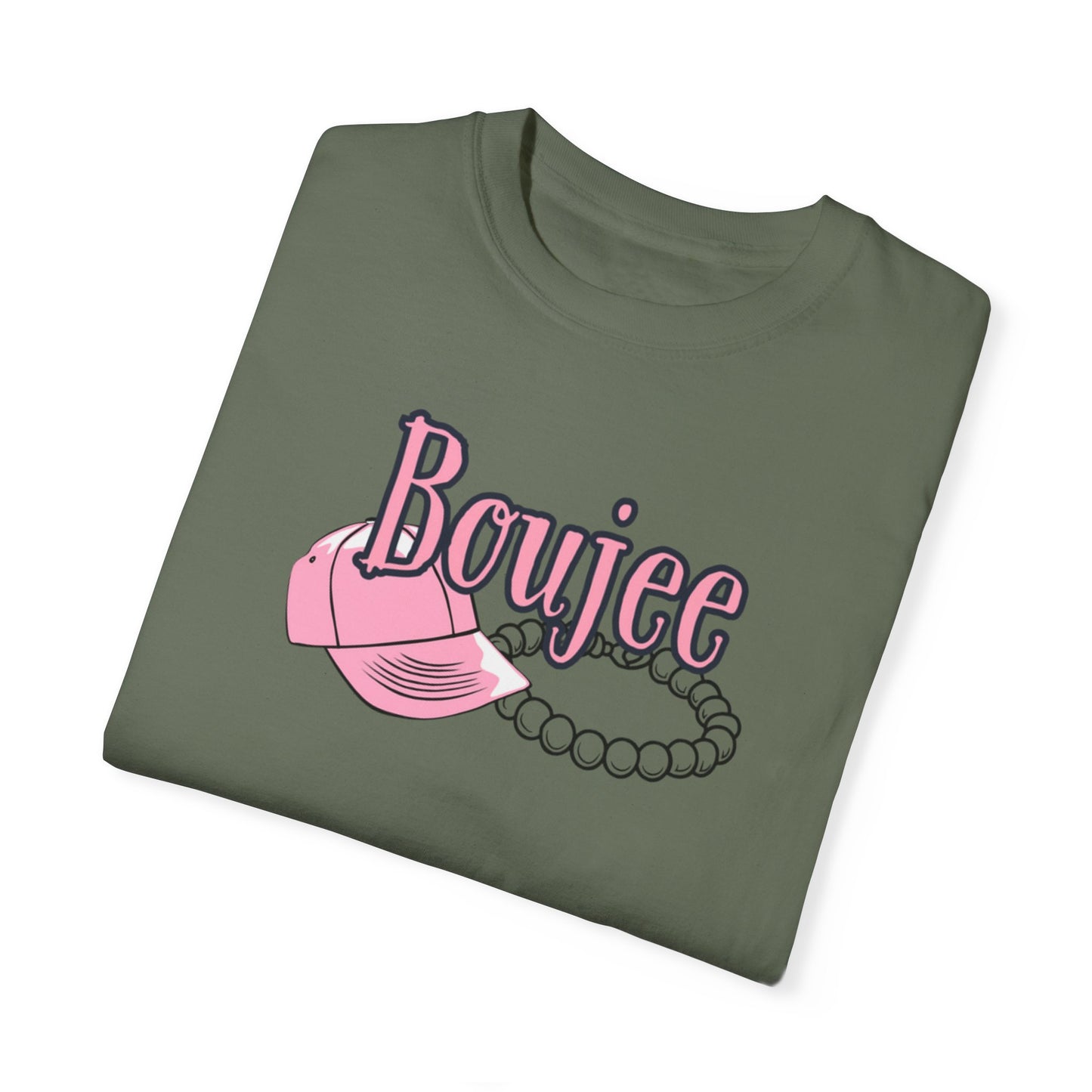 Boujee Pearls, Unisex Garment-Dyed T-shirt