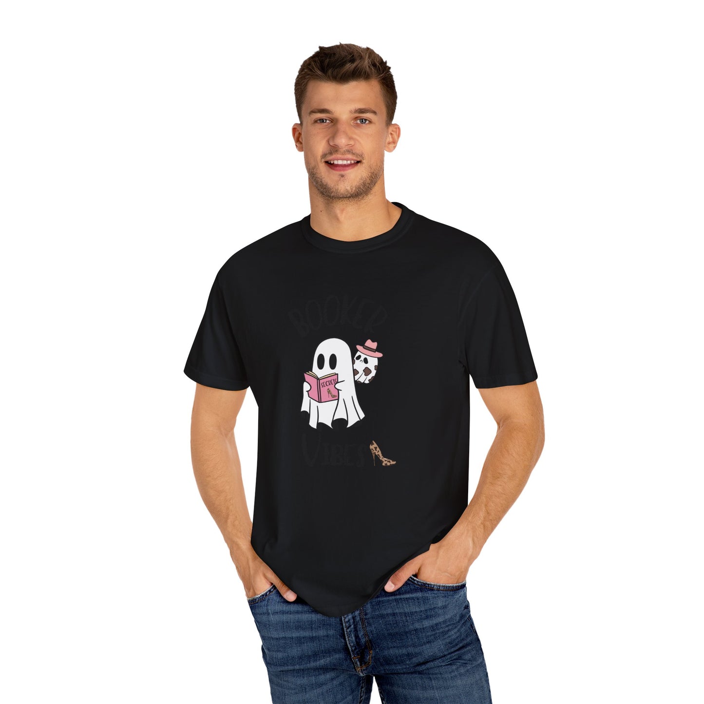 Booker Vibes Book Lover ghost T-shirt