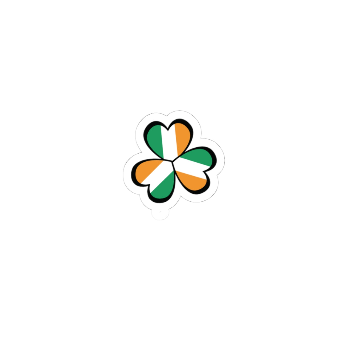 St. Patricks Day Clover, Kiss Cut Stickers