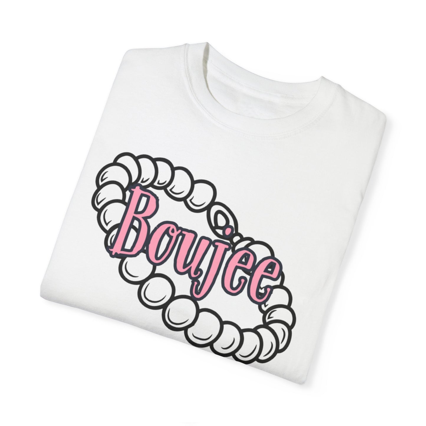 Boujee Pearls, Unisex Garment-Dyed T-shirt