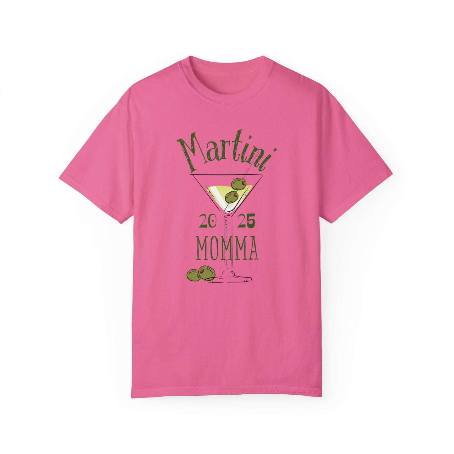 Martini Momma, Unisex Garment-Dyed T-shirt
