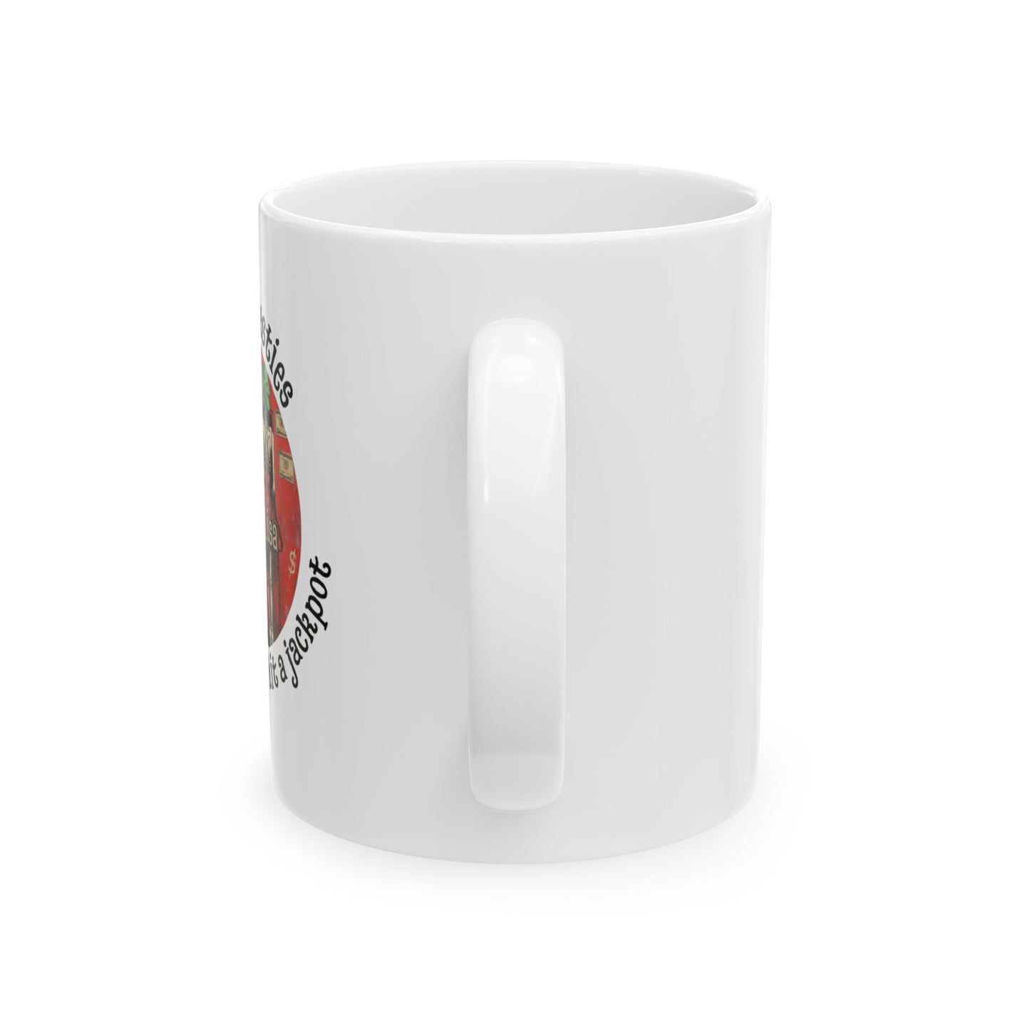 Besties Skeleton Casino Jackpot Ceramic Mug,