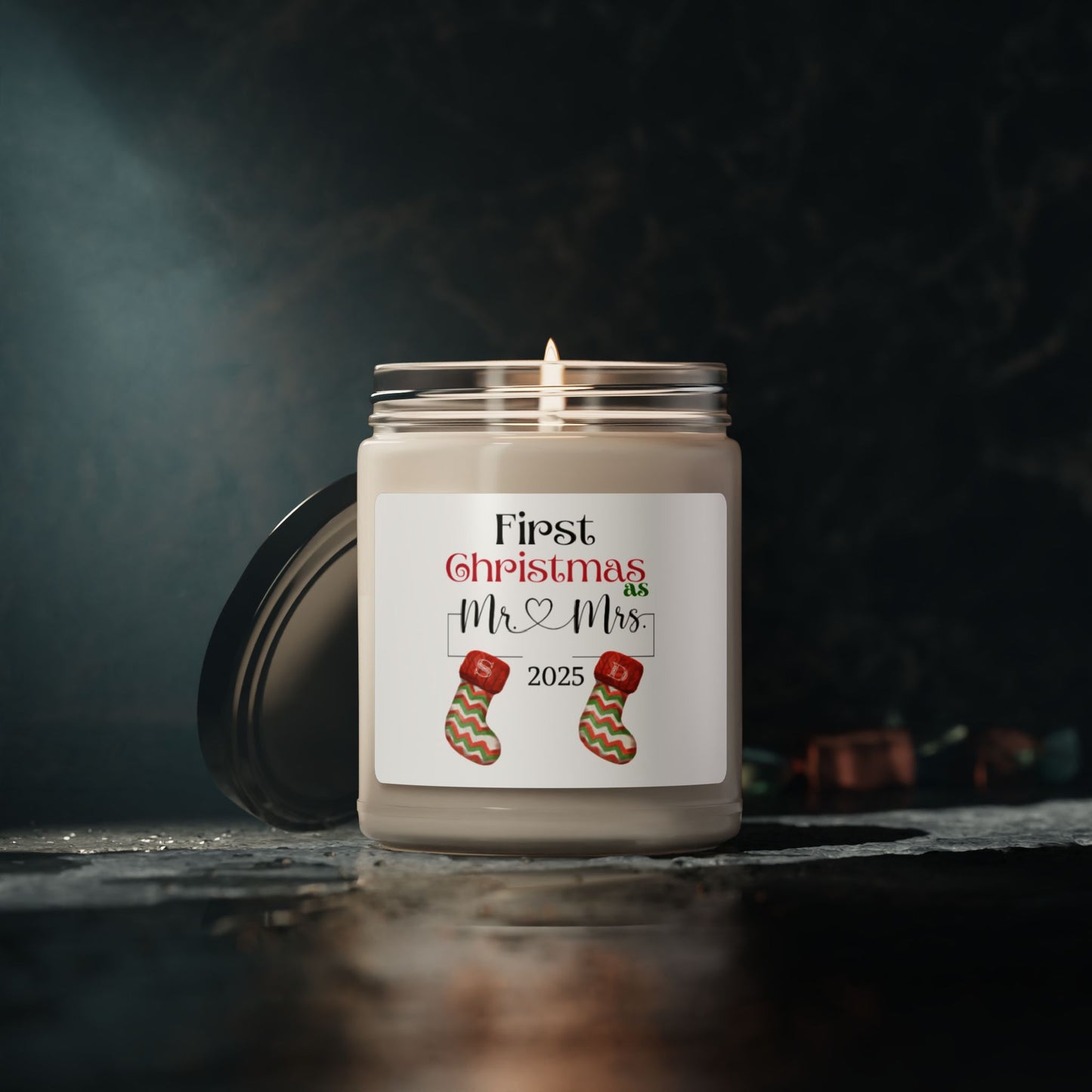 1st Christmas Mr. & Mrs. Soy Candle, 9oz