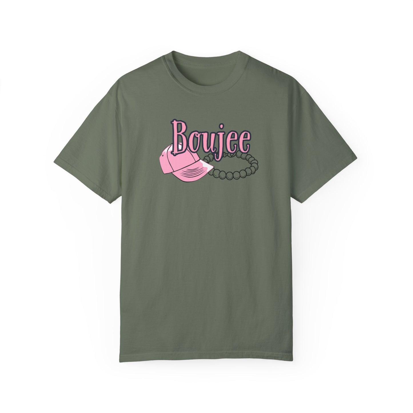 Boujee Pearls, Unisex Garment-Dyed T-shirt