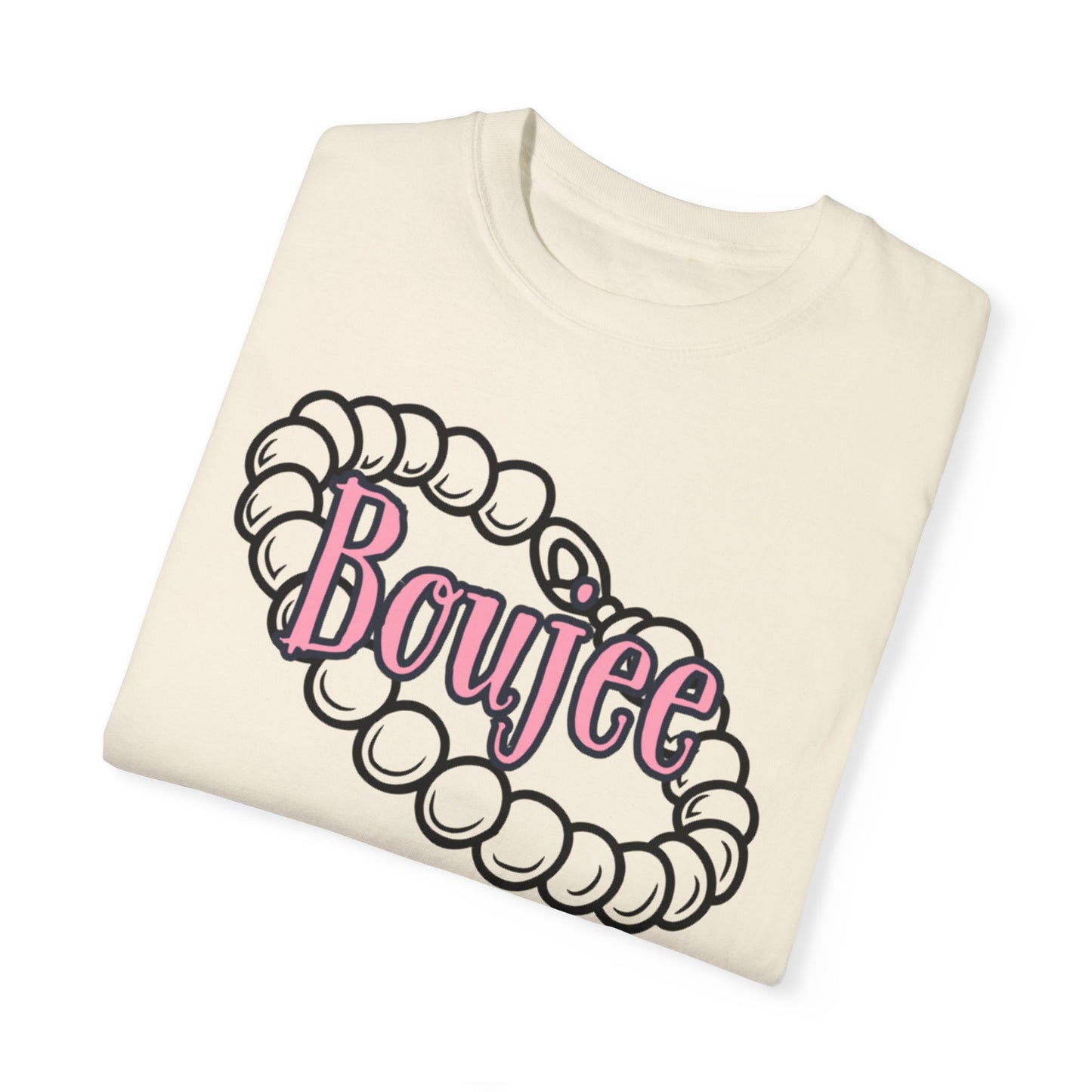 Boujee Pearls, Unisex Garment-Dyed T-shirt