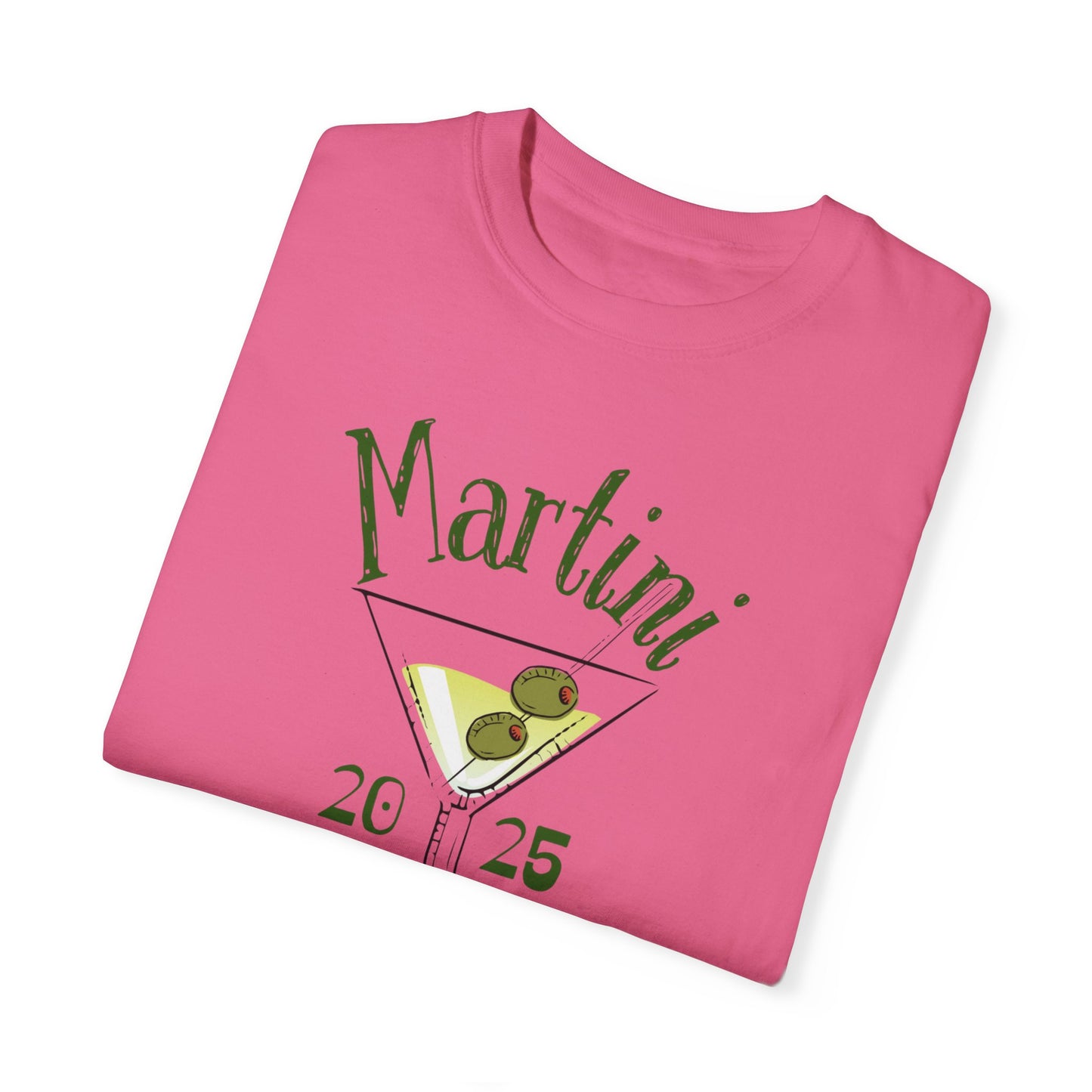 Martini Momma, Unisex Garment-Dyed T-shirt