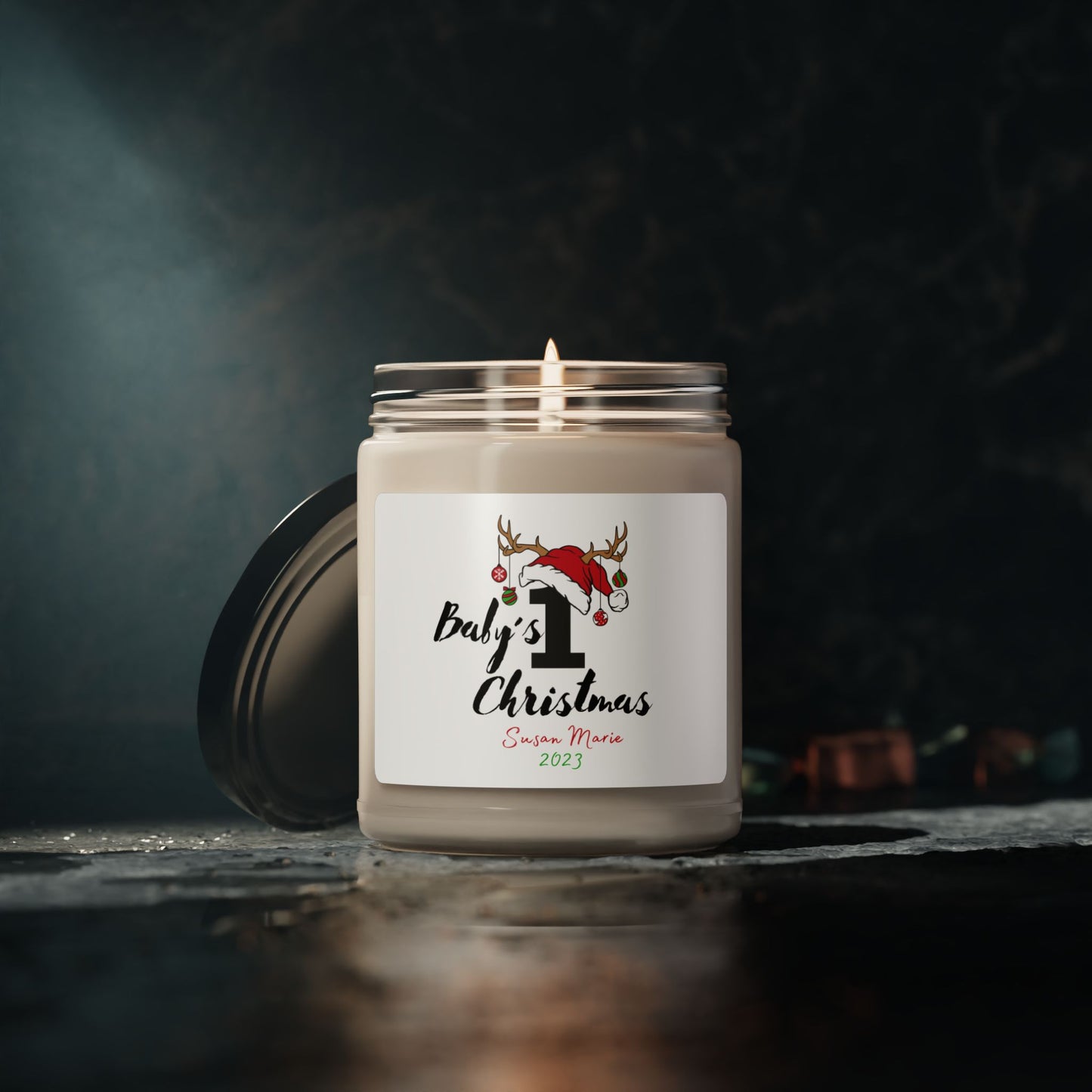 Baby's 1st Christmas Soy Candle, 9oz