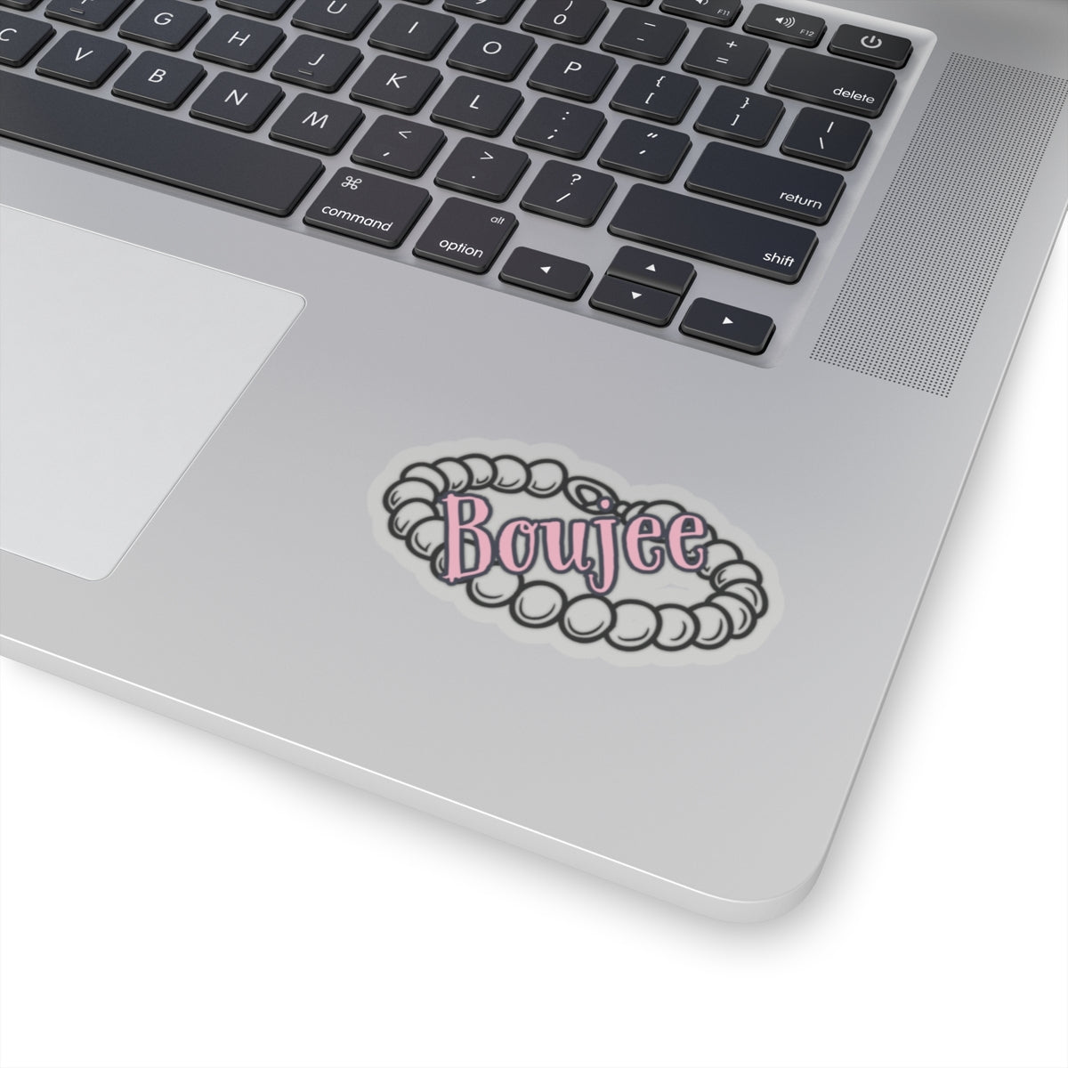 Boujee and Pearls, Kiss Cut Stickers