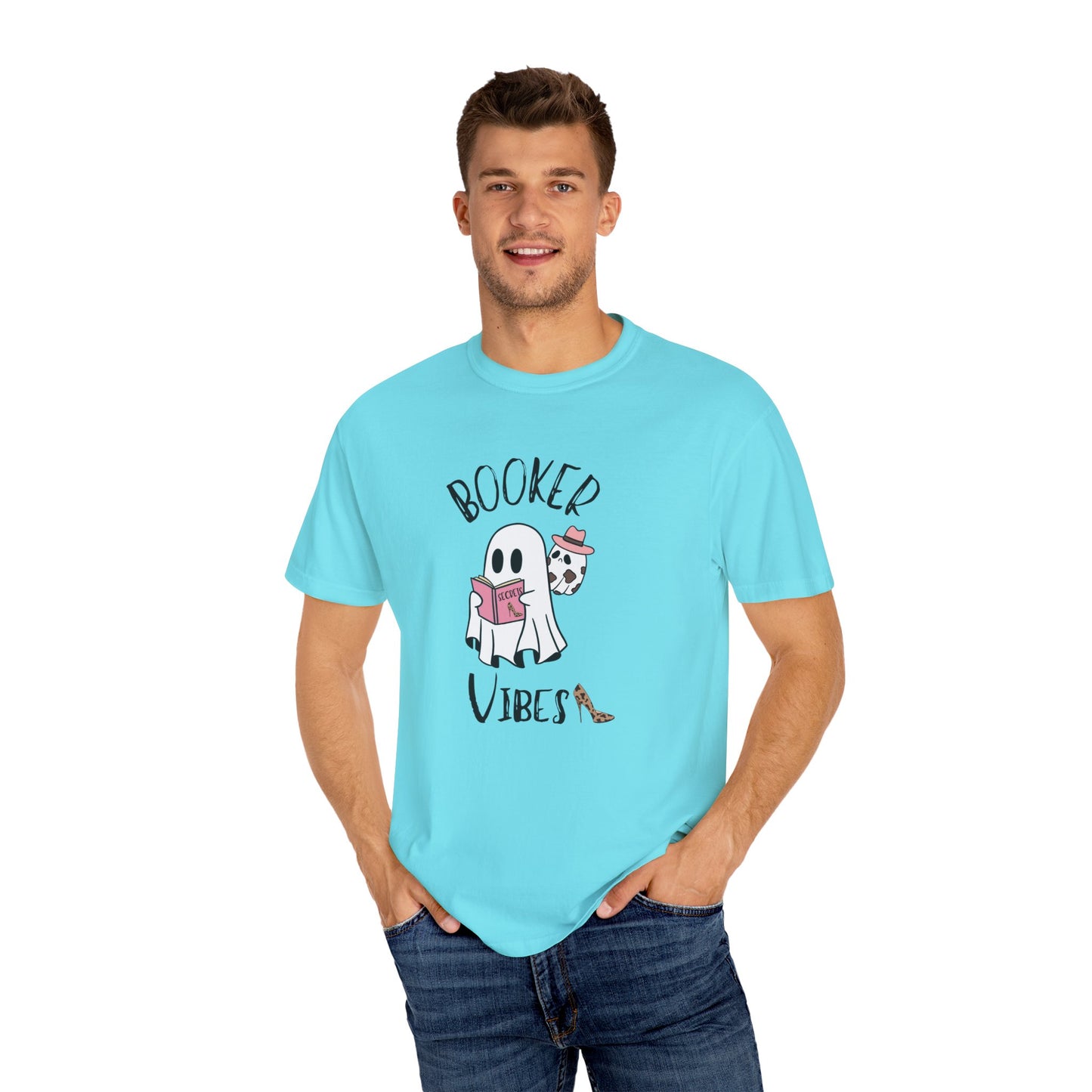 Booker Vibes Book Lover ghost T-shirt