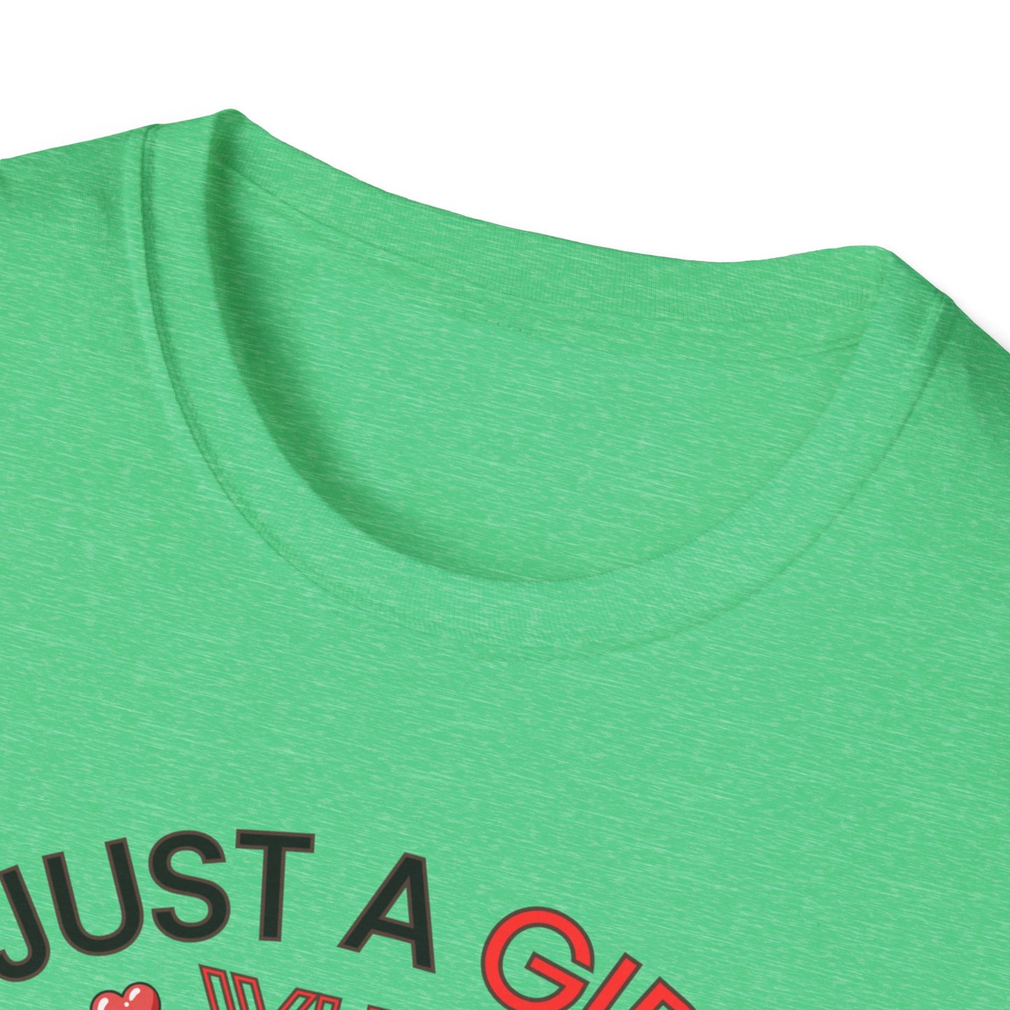 Just a Girl Pigs, Unisex Softstyle T-Shirt
