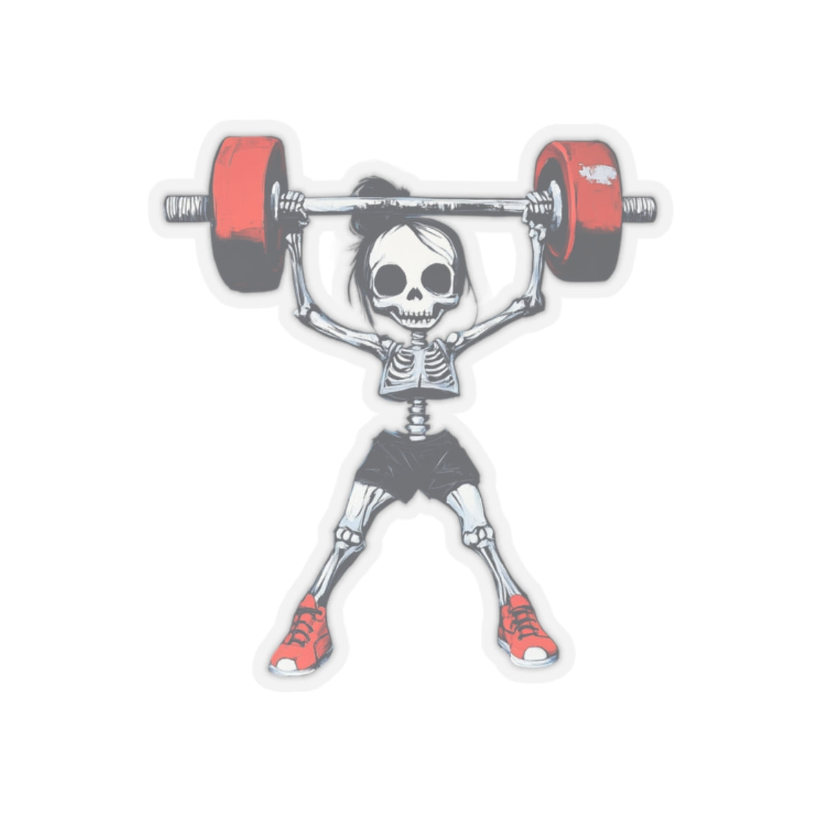 Skelly Weight Vibes, Kiss-Cut Stickers