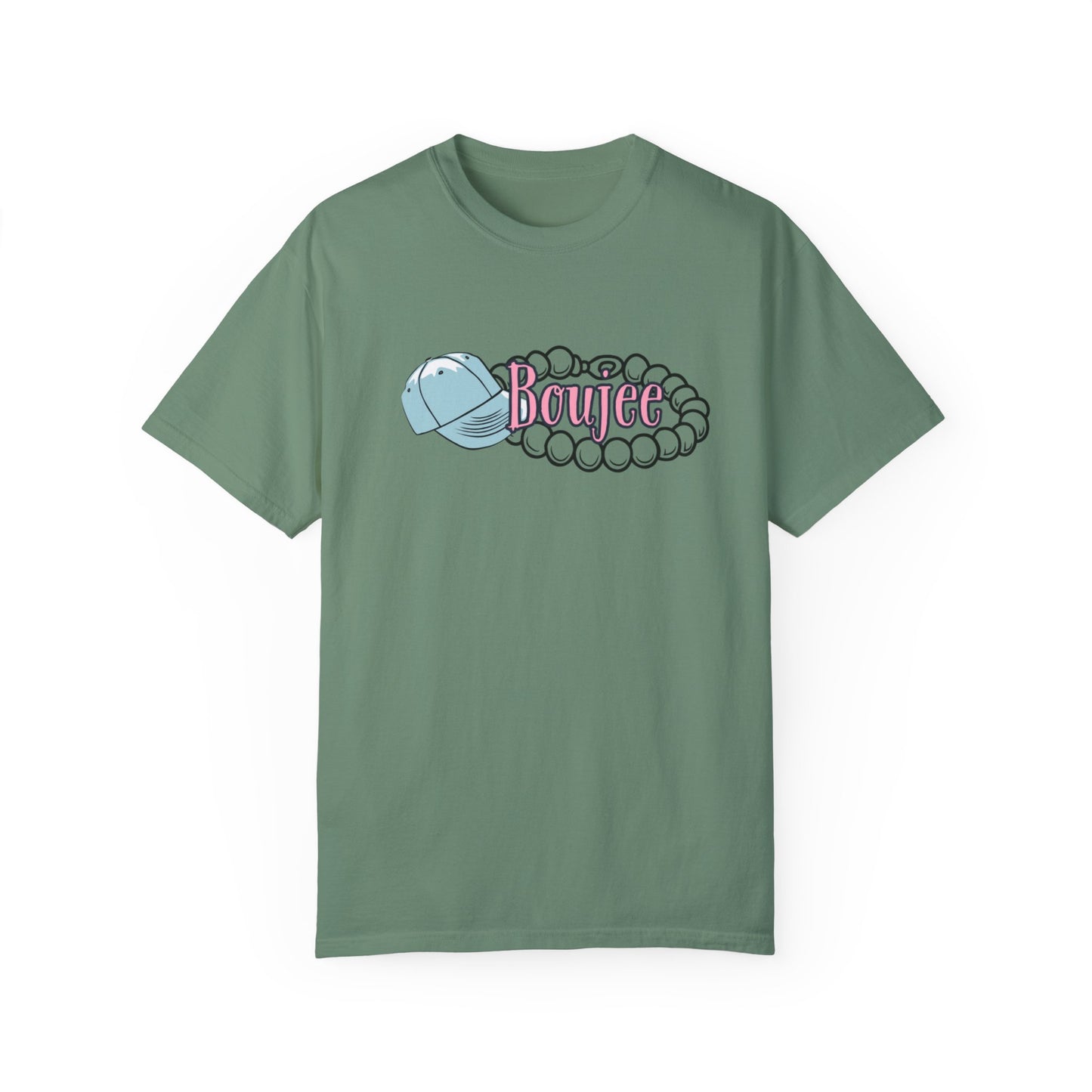 Boujee Pearls, Unisex Garment-Dyed T-shirt
