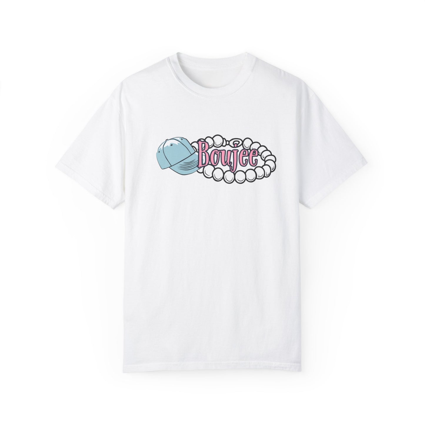 Boujee Pearls, Unisex Garment-Dyed T-shirt