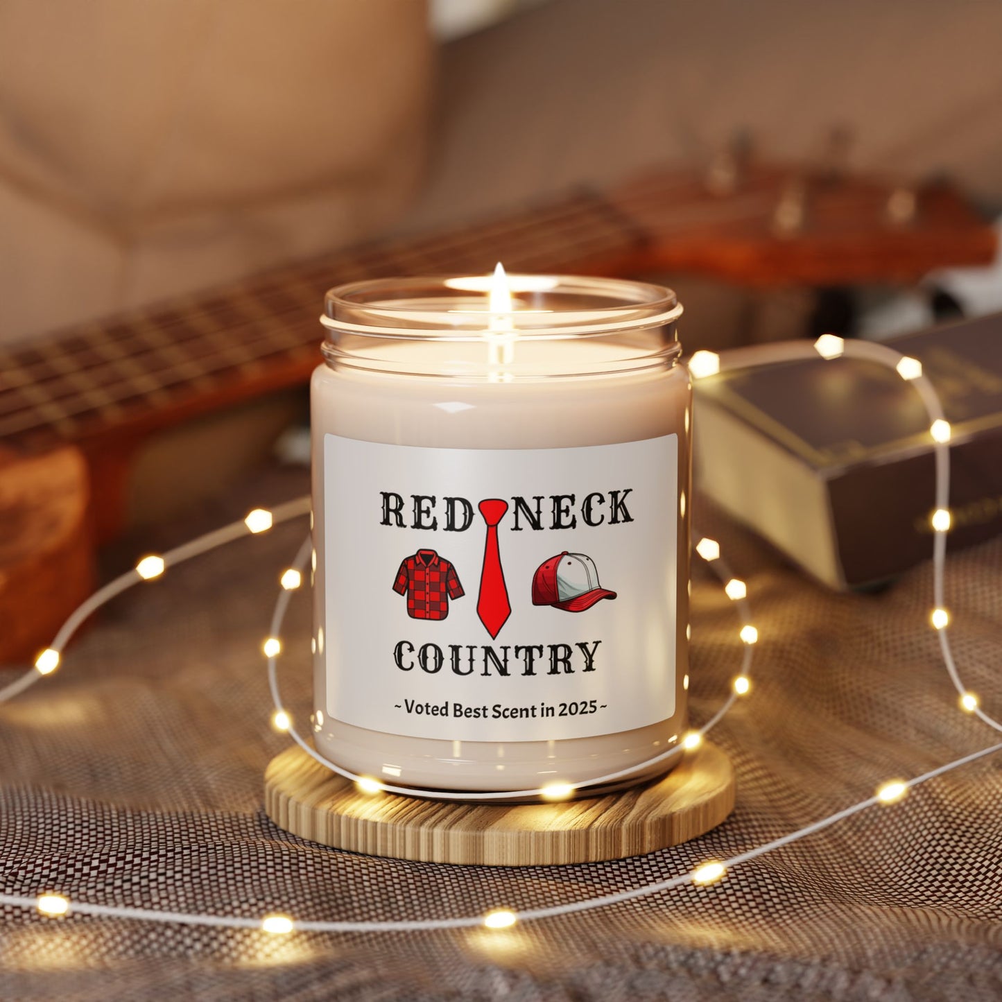 Trump Country Redneck Bougee American  Soy Candle, 9oz