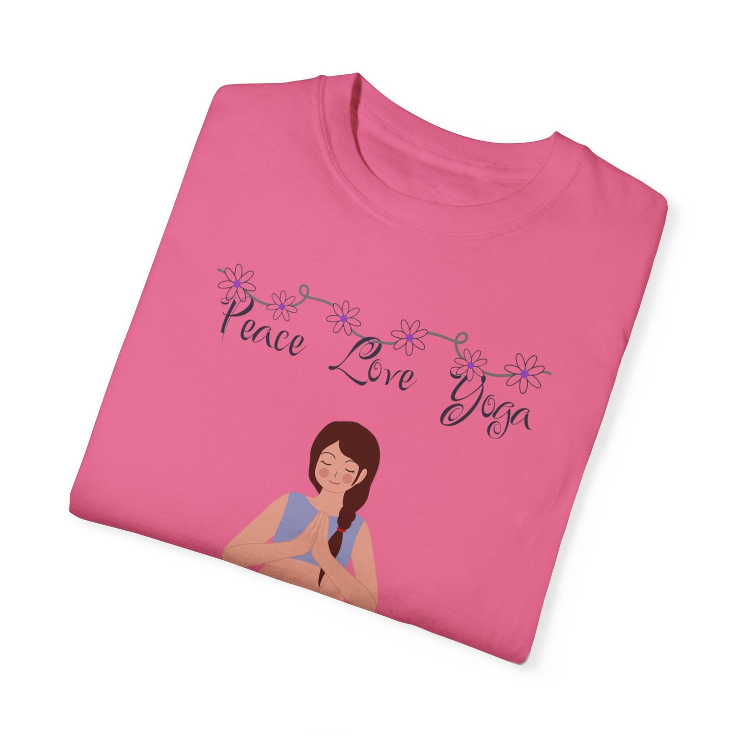 Peace Love and Pregnant Yoga Collection T- Shirt