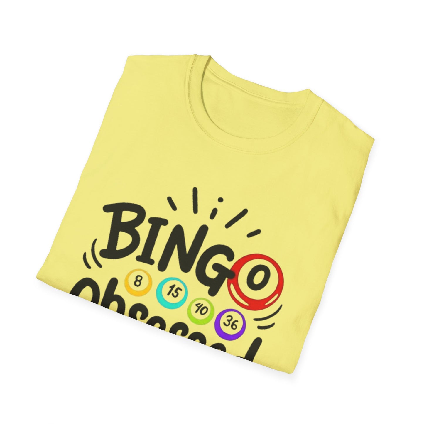 Bingo Obsessed, Unisex Softstyle T-Shirt