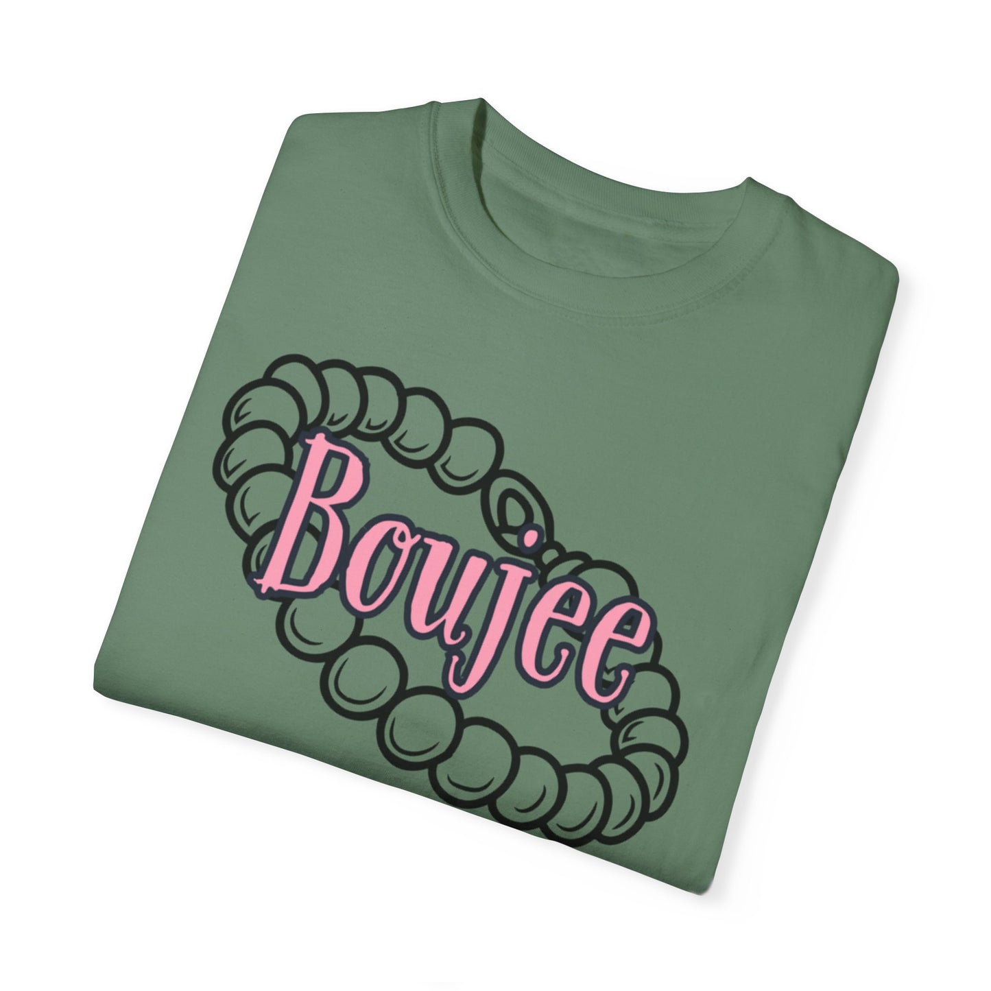 Boujee Pearls, Unisex Garment-Dyed T-shirt