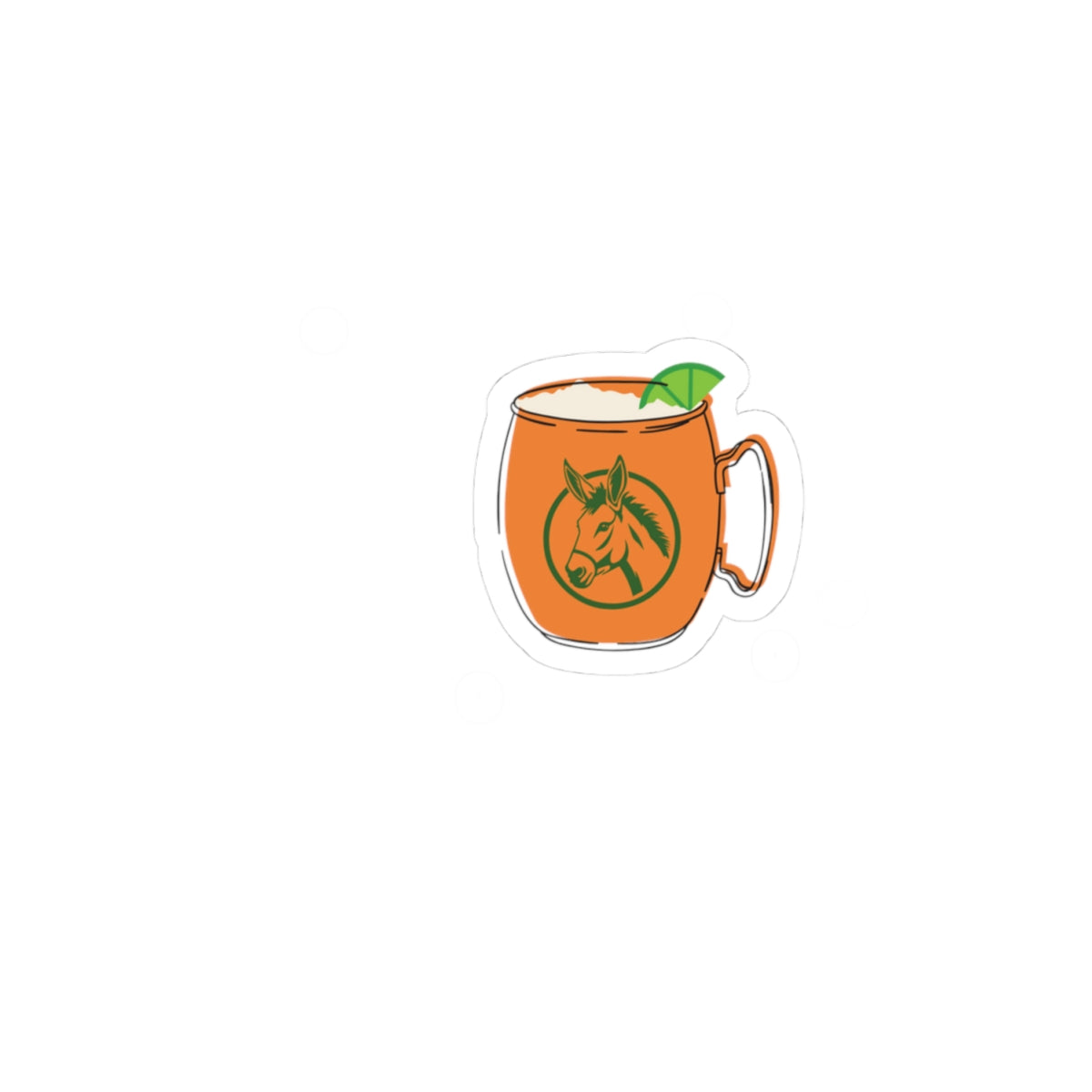 Moscow Mule Cup, Kiss Cut Stickers