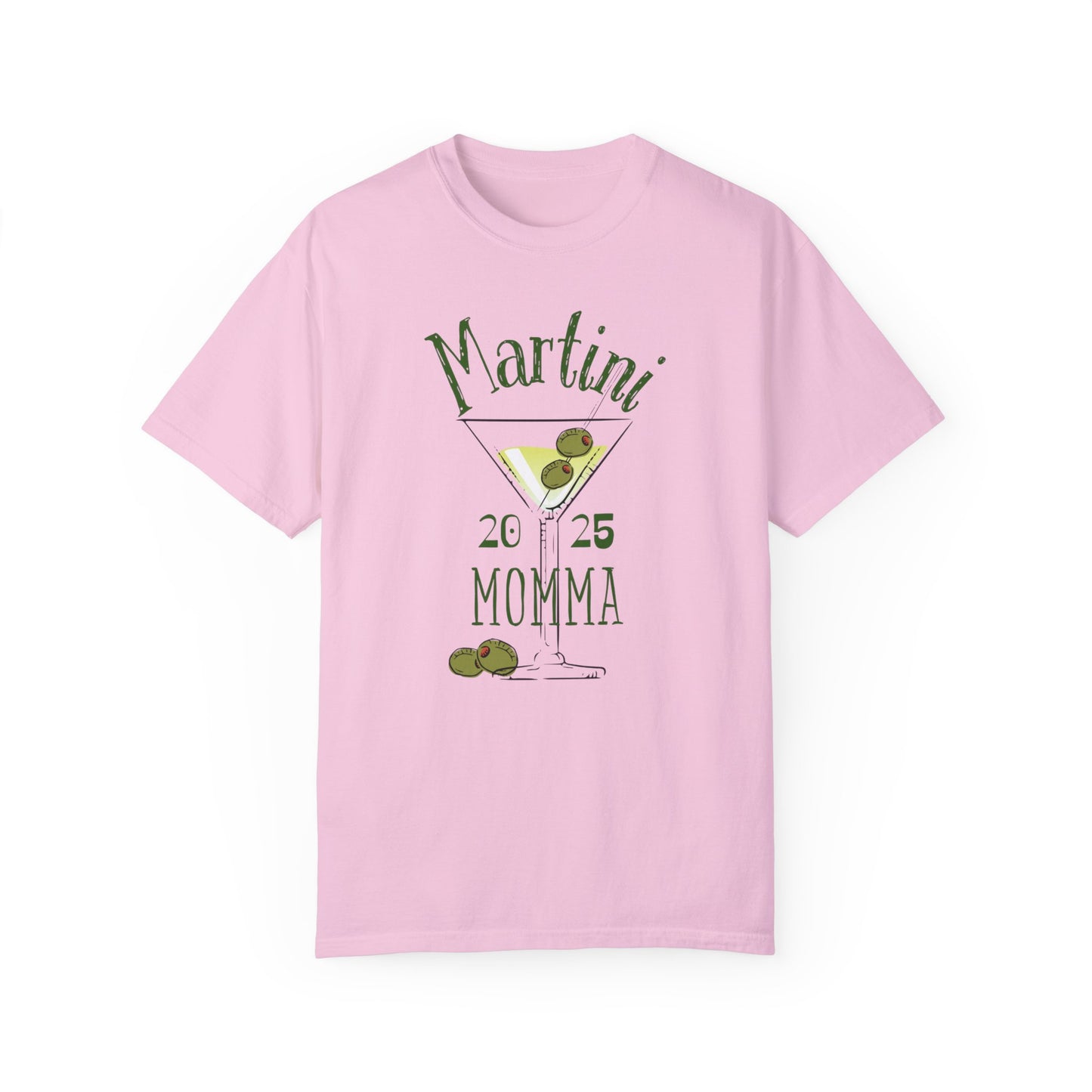 Martini Momma, Unisex Garment-Dyed T-shirt